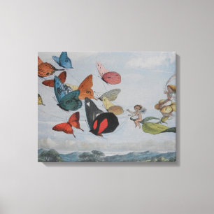 Butterfly and Fairy Queen Butterflies Fairies Canvas Print
