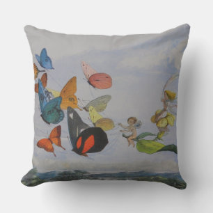 Butterfly and Fairy Queen Butterflies Fairies Cushion