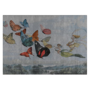Butterfly and Fairy Queen Butterflies Fairies Cutting Board