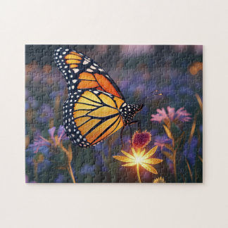 Butterfly and Firefly Jigsaw Puzzle