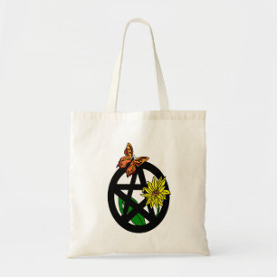 Butterfly and Flower Pentacle Bag