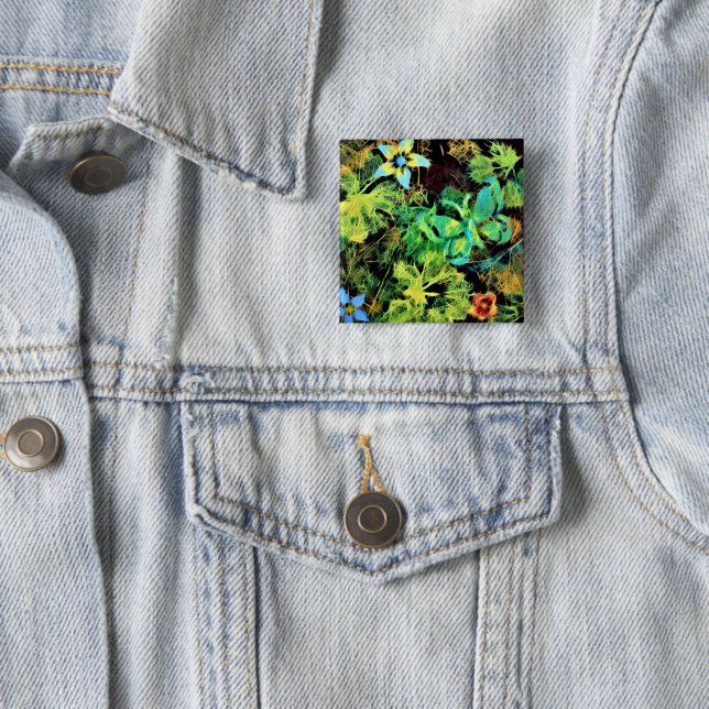 Butterfly and Flower Rodilius Badge (In Situ)