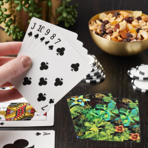Butterfly and Flower Rodilius Playing Cards