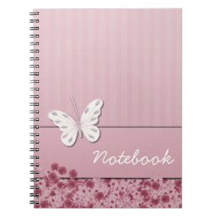 Butterfly and Flowers Notebook