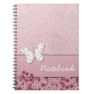 Butterfly and Flowers Notebook