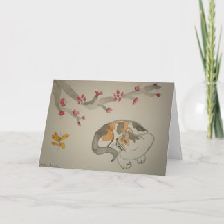 Butterfly and Plum Blossoms Card