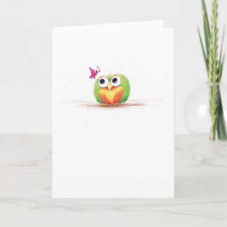 Butterfly and Sprout greeting card