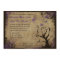Butterfly and Tree Vintage Wedding Invitation