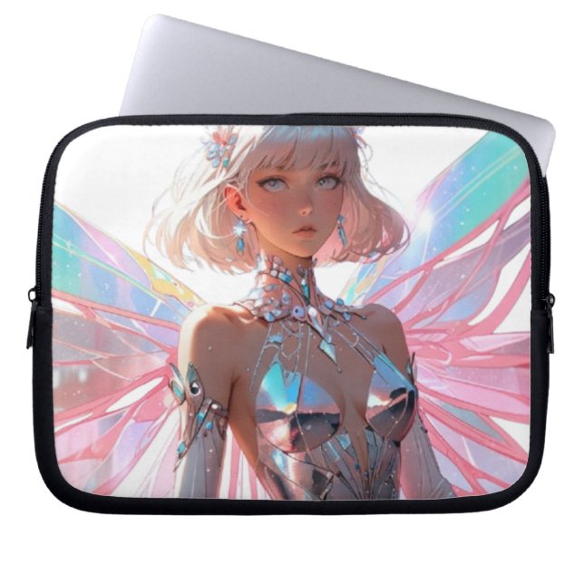 Butterfly angel laptop sleeves (Front)