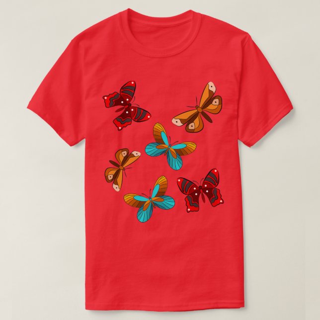 butterfly animals colour T-Shirt (Design Front)
