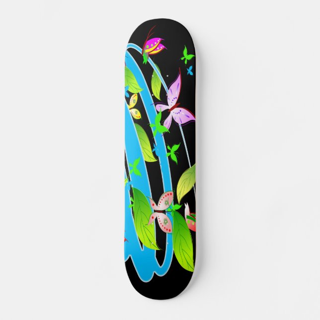 Butterfly Art 12A Skateboard (Front)