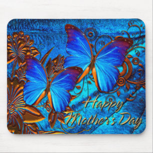 Butterfly Art 35 Happy Mother's Day Mousepad