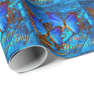 Butterfly Art 35 Happy Mother's Day Wrapping Paper