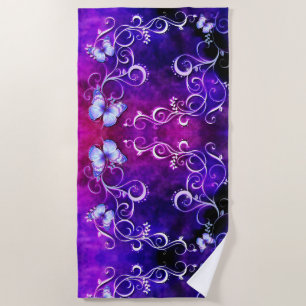 Butterfly Art 3 Beach Towel