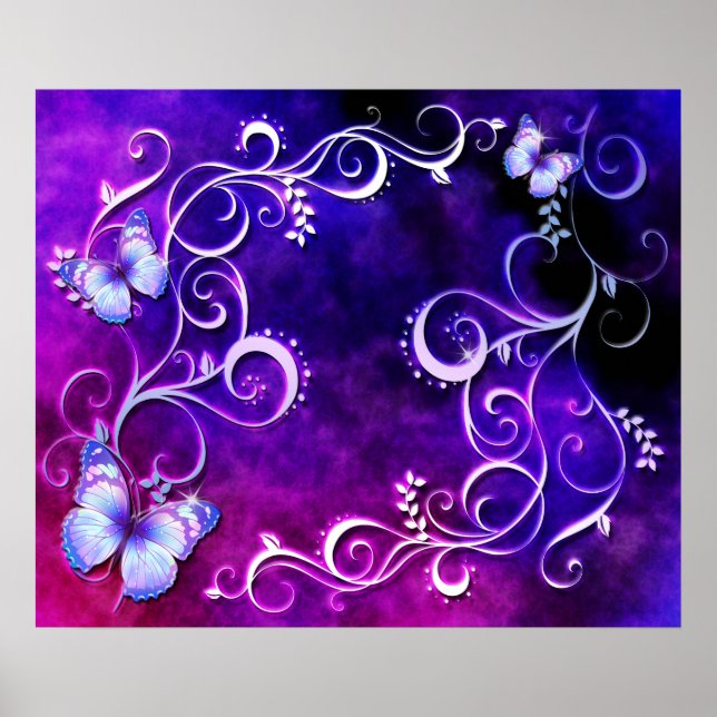 Butterfly Art 3 Poster (Front)