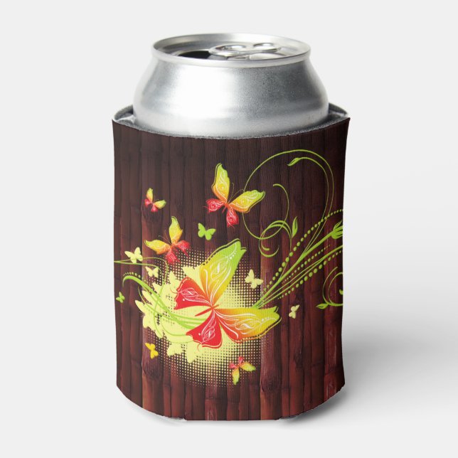 Butterfly Art 5A Can Cooler (Can Front)