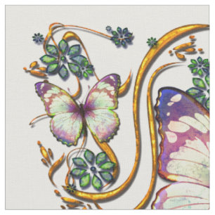 Butterfly Art 6B Custom Fabric