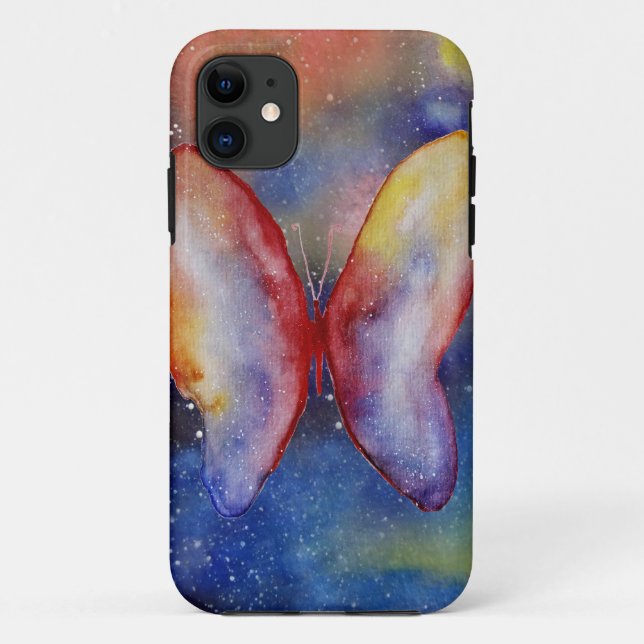 Butterfly Art iPhone SE + iPhone Case (Back)