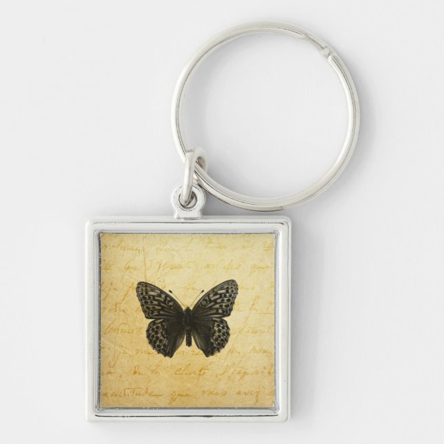 Butterfly Art Key Ring (Front)