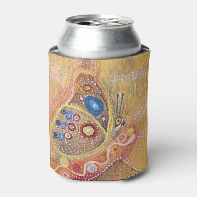 Butterfly Art Painting Custom Can Cooler (Can Front)