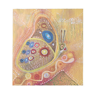 Butterfly Art Painting Notepad - 40 pages