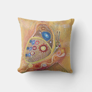 Butterfly Art Painting  Throw Pillow