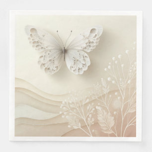 Butterfly Art Soft Palette Graphic Design Napkin