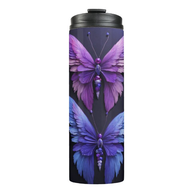 Butterfly Art Thermal Tumbler (Front)