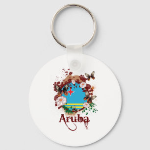 Butterfly Aruba Key Ring
