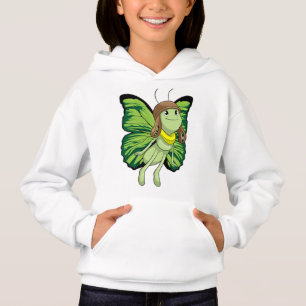Butterfly as Pilot with Pilot hat