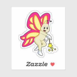 Butterfly as Wizard with Magic wand