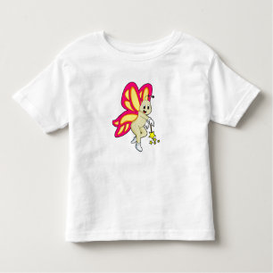 Butterfly as Wizard with Magic wand Toddler T-Shirt