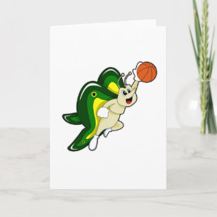 Butterfly at Basketball Sports Card