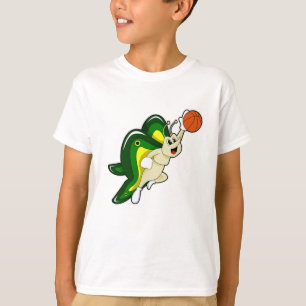 Butterfly at Basketball Sports T-Shirt