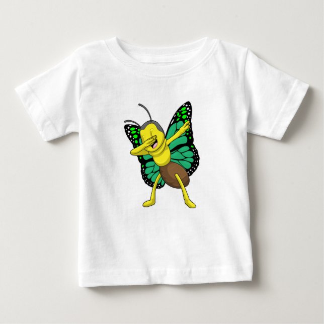 Butterfly at Hip Hop Dance Dab Baby T-Shirt (Front)