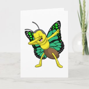 Butterfly at Hip Hop Dance Dab Card
