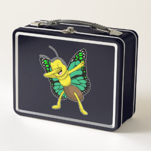 Butterfly at Hip Hop Dance Dab Metal Lunch Box