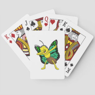 Butterfly at Hip Hop Dance Dab Playing Cards