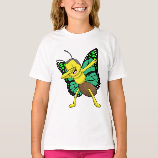 Butterfly at Hip Hop Dance Dab T-Shirt (Front)