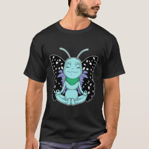 Butterfly at Yoga Stretching Legs T-Shirt
