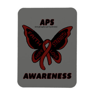 Butterfly/Awareness...APS Magnet