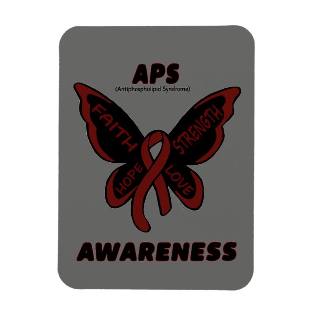 Butterfly/Awareness...APS Magnet (Vertical)