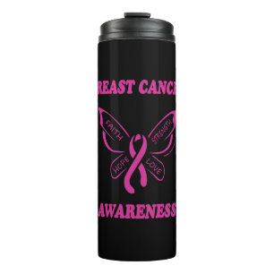 Butterfly/Awareness...Breast Cancer Thermal Tumbler