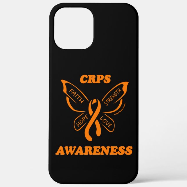 Butterfly/Awareness...CRPS Case-Mate iPhone Case (Back)