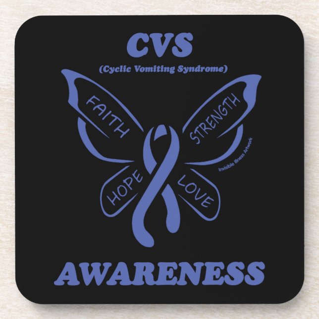 Butterfly/Awareness...CVS Coaster (Front)