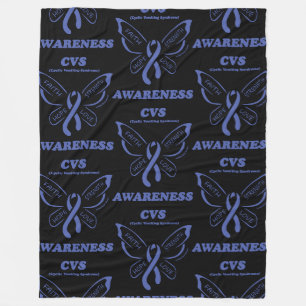 Butterfly/Awareness...CVS Fleece Blanket