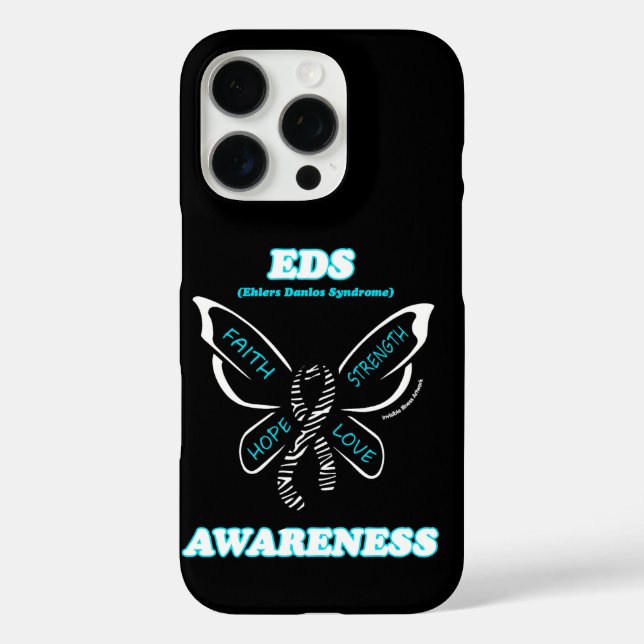 Butterfly/Awareness...EDS Case-Mate iPhone Case (Back)