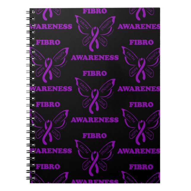 Butterfly/Awareness...Fibro Notebook (Front)