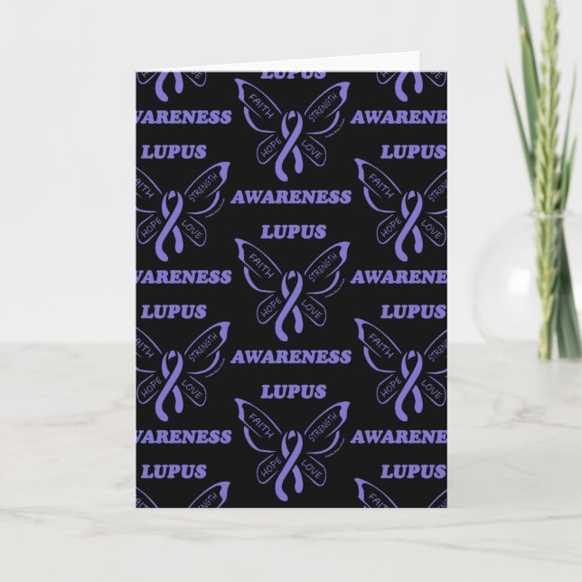 Butterfly/Awareness...Lupus Card (Front)