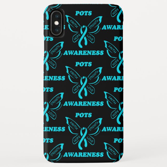Butterfly/Awareness...POTS Case-Mate iPhone Case (Back)